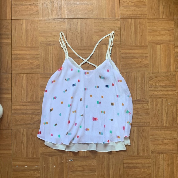 Color block blouse! (Comes with sleepmask!) - Picture 2 of 3